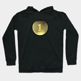 Number one in gold, gold medal Hoodie